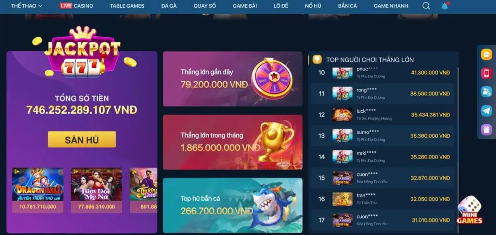 Tổng quan các trò chơi đa dạng tại VT88